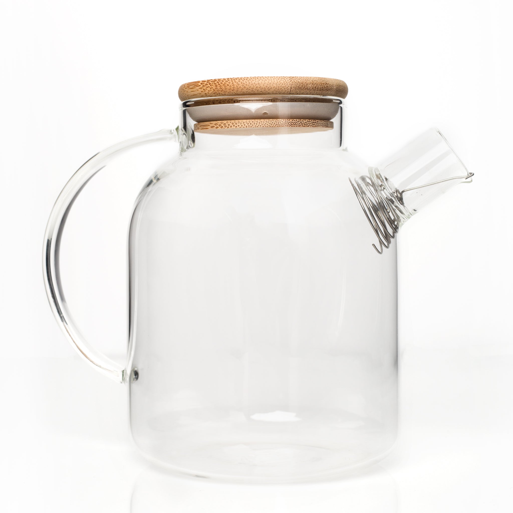 Borosilicate Glass Teapot with Bamboo Lid